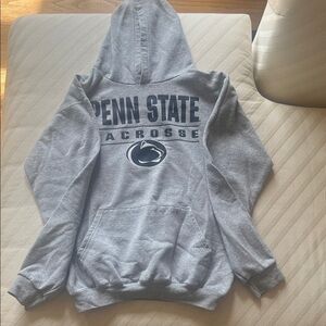 Champion Gray Penn State Lacrosse Hoodie